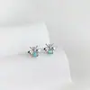 Brincos de Abelha com Design Personalizado e Zircônia Microincrustada, Moda de Nicho, Estilo Elegante para o Dia a Dia, Brincos de Inseto com Pinos Banhados a Prata