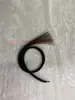 1 manojo de pelo de cola de caballo negra para arco de violín, violonchelo y contrabajo, accesorios para violín