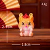 Paisaje en miniatura creativo Perro pastoral chino figurine linda que trae fortuna Decoración DIY adorno mini de escritorio para el hogar