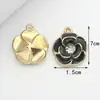 Fabricante de Acessórios de Joalheria Floral, Atacado em Estoque, Pequenas Joias DIY Artesanais Estilo Chanel, Acessórios de Joalheria DIY com Esmalte Cloisonné Transfronteiriço