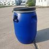 Tambor Químico de Plástico de 50L com Número UN para Transporte Aquaviário e Terrestre de Produtos Químicos Perigosos, Tambor com Aro, Tambor de Flange de 50 Litros, Tambor de Inspeção de Boca Larga