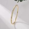 Pulseira de Bambu Antigo Europeia e Americana Transfronteiriça Versão Alta Cobre Banhado a Ouro Pulseira Aberta de Casal Pulseira Vintage de Luxo Leve
