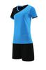 Traje de entrenamiento de voleibol con cuello en V a juego, transpirable, estampado, para hombres y mujeres, lote directo de fábrica 2024