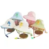 Sombrero de Pescador con Protección Solar para Niños, Sombrero de Sol de Verano de Ala Ancha para Playa, Secado Rápido, Transpirable, Sombrero de Sol con Chal para Exteriores, Dropshipping