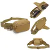 Bolsa de Cintura Tática para Exterior, Bolsa Esportiva Multifuncional para Corrida com Suporte para Celular, Bolsa Impermeável com Expansão Molle