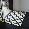 Felpudo moderno minimalista de alta gama para entrada, alfombra antideslizante resistente al desgaste para recibidor de casa, alfombrilla para dormitorio y estudio