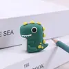 Desenho Animado Dinossauro Pequeno Panda Gigante PVC Forma Mini Fofa Gota de Gel Apontador de Lápis Infantil Cola Macia Apontador de Lápis