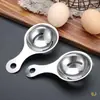 Separador de Clara de Huevo Acero Inoxidable Separador de Huevos Casero Cuchara Separadora de Líquido de Huevo y Proteína de Clara de Huevo