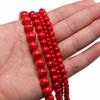 Directo de fábrica en stock juego de cuentas sueltas de color azul turquesa, blanco y rojo de cuatro colores material para pulsera de cuentas semiacabada