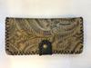 Nueva cartera de impresión hecha a mano escénica para estudiante mujer graffiti retro estilo étnico PU