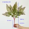 Planta Verde Simulação Rabo de Fênix Folha Persa Borracha Macia Samambaia Simulação Shopping Center Decoração Externa Planta de Engenharia Cerca de Plantas Planta Verde