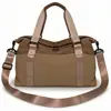 Bolsa de viagem de grande capacidade para uso transfronteiriço, adequada para guardar bagagem, como bagagem de mão, uma bolsa de ombro e uma bolsa de ginástica com compartimentos separados para itens molhados e secos, projetada para mulheres