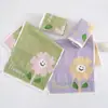 Toalla Infantil Tipo Algodón Puro A Toalla Infantil de Algodón Bordada Toalla Facial 100% Algodón Suave y Absorbente Pañuelo de Guardería