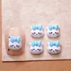 Férias Havaianas Hello Kitty Desenho Animado Acessórios para Unhas Fofos Acessórios Estereoscópicos para Unhas Gato Kt Novo Estilo