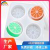 Molde de silicona directo de fábrica molde para velas DIY 4 piezas jabón jabón hecho a mano forma de limón molde para pastel al por mayor