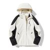 Conjunto de Jaqueta Três em Um 2024 com Forro de Fleece, Roupa de Montanhismo à Prova de Vento e Impermeável, Impermeável Profissional