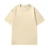 Camiseta de algodão puro de peso pesado 250g, grossa e não transparente, de manga curta, casual e versátil, unissex, cor sólida, corte solto, simples, tamanho grande, básica