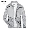 Chaqueta de Verano Nueva para Hombre JEEP SPIRIT Cuello de Color Combinado Casual para Hombre 0192