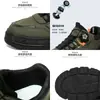 Zapatos de Hombre Cuidadosamente Seleccionados, Botas Martin Nuevas de Caña Alta, Botas de Nieve Retro Estilo Británico, Zapatos de Trabajo Gruesos con Forro de Felpa, Botas Casuales