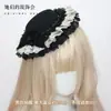 Acessório de Cabeça Lolita Doce Clipe de Chapéu Orelha de Coelho Estilo Gótico Clipe de Cabelo Subcultura Lolita Acessório de Cabelo Clipe de Cabelo Chapéu de Cartola com Renda