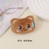 Pingente Broche de Pelúcia Ursinho Fofo Sem Fala, Acessório Versátil para Mochila e Roupas Femininas, Pingente de Chaveiro para Venda no Atacado