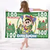 Toalla de Baño Suave Infantil Anime Crayon Shin-Chan Secado Rápido Absorbente de Agua Chal de Natación Deportiva Toalla Portátil Toalla de Playa Seaside