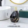Sala Modelo de Lujo Ligero Ins Botella de Recarga para Gel de Ducha de Baño Botella Dispensadora de Loción Botella de Cerámica para Desinfectante de Manos para Baño