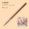 Cepillo de arte para uñas estilo japonés marrón 9 trajes pintado línea de arrastre viñeteado flor pluma de fototerapia juego de herramientas de arte para uñas