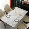 Toalha de mesa para mesa de centro opaca direto da fábrica, jogo americano de mesa, plástico PVC impermeável, à prova de óleo, anti-queimadura, jogo americano retangular para mesa