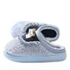 Pantuflas de Algodón para Mujer 2026 Nuevo Otoño/Invierno Cálidas Silenciosas Lindas de Dibujos Animados para el Hogar con una Sensación Suave Acolchada