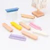 Manijas Artísticas de Madera Maciza de Colores, Manijas de Madera Multifuncionales Creativas, Manijas de Madera para Muebles Multiusos de Madera de Caucho, Personalizables