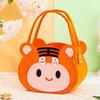 Bolsa de regalo de dibujos animados para muñecas infantiles, pequeña bolsa de regalo de fieltro, bolsa de regalo de cumpleaños de luna llena, bolsa de lonchera