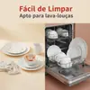 Conjunto de Louça Branca de Porcelana com 16 Peças, 4 Canecas, 4 Tigelas, 4 Pratos de Salada, 4 Pratos de Jantar, Atacado em Volume para Restaurante, Hotel, Catering, Uso Doméstico