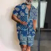 Camisa Estampada Abstrata com Arte Degradê Nova 2024 Para o Dia a Dia Primavera Verão Camisa de Manga Longa Dobrável