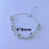 Porta vacío bañado en plata 925 para manualidades, Pulsera de cobre puro hecha a medida, Porta vacío para pulsera bañado en oro blanco, Procesamiento de incrustación de piedras preciosas