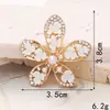 Novos Acessórios de Borboleta Pequena de Pérola em Liga de Zinco Flor de Cinco Pétalas com Diamante Acessórios para Joias Case de Celular DIY Material de Diamante