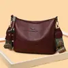 Bolso Femenino de Moda Textura Suave de Alta Calidad Otoño 2026 Nuevo Retro para Dama Correa Ancha para Hombro Bandolera Pequeño