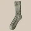 Calcetines de Coral Fleece para Mujer 2025 Nuevos Otoño e Invierno Engrosados Cálidos Postparto Maternidad Hogar Piso Dormir Calcetines Largos