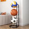 Estante de Almacenamiento para Pelotas Estante de Almacenamiento para Baloncesto del Hogar Equipo Deportivo Interior para Niños Estante Plegable de Pie para Exhibición de Fútbol