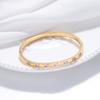 Pulseira de aço de titânio de comércio exterior transfronteiriço moda feminina pulseira simples pulseira pulseira pulseira de luxo não desbotada pulseira em estoque atacado