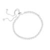Pulsera Ajustable Nueva de Perlas Redondas para Mujer, Simple y Versátil, Joyería de Moda Dulce y Elegante al por Mayor