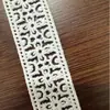 Renda de Bordado Solúvel em Água de Seda Leite Mais Vendida, Acabamento de Renda Solúvel em Água Vazada, Acessórios de Vestuário DIY
