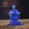 Artefatos de vidro tântrico budista feitos à mão Tesouro de Buda Ornatos de decoração para sala de estar Salão de Buda fábrica direta atacado em estoque