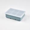 Molde para Cubitos de Hielo con Tapa Hielera Refrigerador Hogar Casero Fácil Desmoldeado Popular en Internet Artefacto para Hacer Hielo Silicona Cubito de Hielo de Seis Celdas