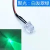F12 LED de 12MM, perlas de lámpara grandes 110V220V, luz LED luminosa grande blanca roja azul verde amarilla con cable