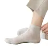 Meias Masculinas Meias Curtas Malha Algodão Puro Antibacteriana Desodorante Verão Finas Meias Masculinas 10A Antibacterianas Respiráveis Meias Masculinas