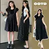 En stock: Ropa de Maternidad Nueva de Verano 2026, Camiseta Interior de Algodón Fresco para Maternidad, Vestido Babydoll Floral, Conjuntos de Maternidad Largos y Cortos