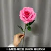 Serie Rojo Rosado de Flores Artificiales con un Toque Sencillo y de Alta Gama para Bodas, Decoración Exterior, Accesorios de Fotografía de Hotel y Decoración