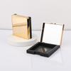 Caja de Polvo de Maquillaje Cuadrada Popular Personalizada OEM de 15g Caja de Polvo Miel con Espejo Tapa abatible Caja Vacía Caja de Sombras de Ojos Contorno Rubor