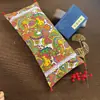 Funda de almohada de semillas de pimienta, Almohada de cáscara de semilla de ciprés, Tela gruesa tradicional, Funda de almohada de cáscara de trigo sarraceno/artemisa, Funda de almohada ajustable de doble uso estilo palacio